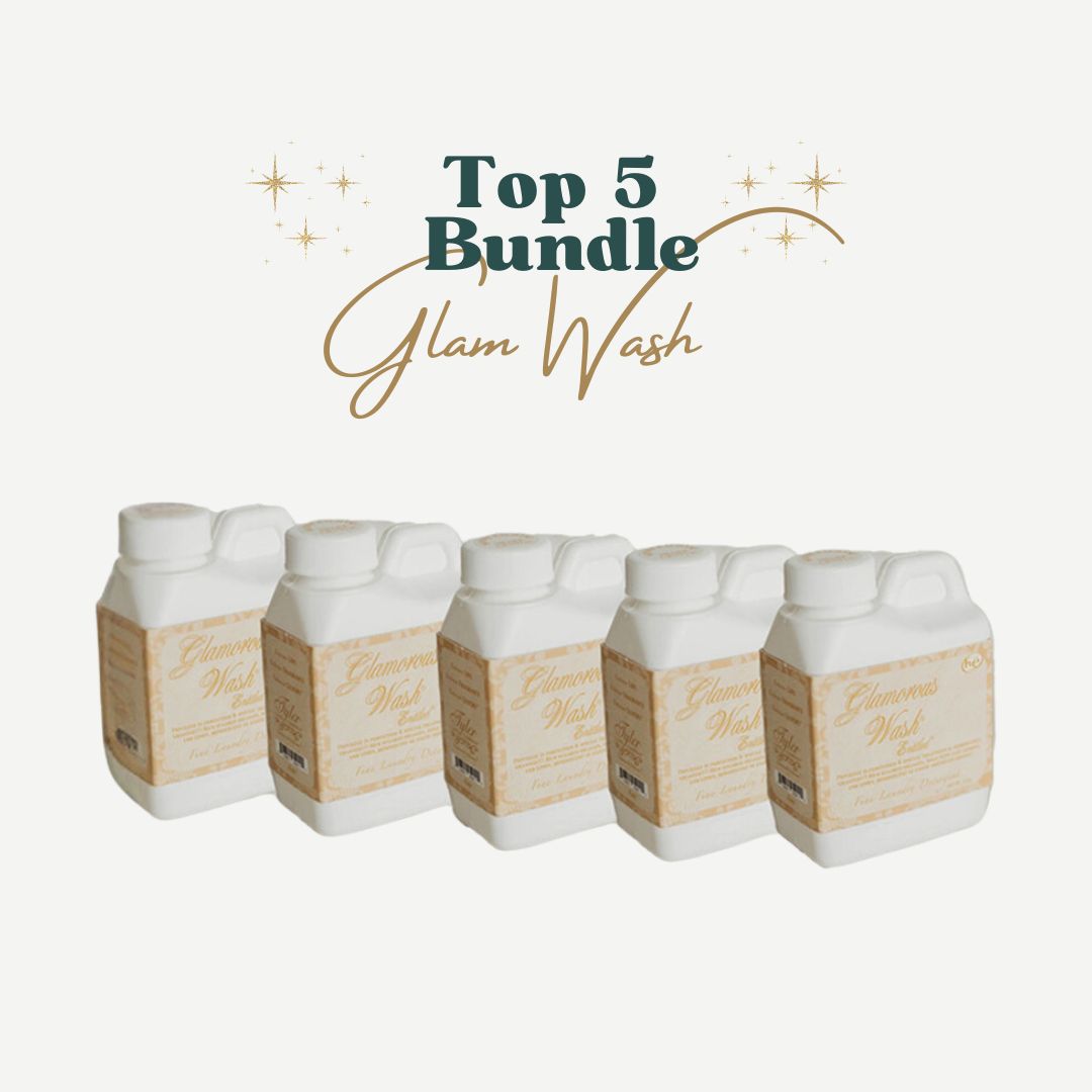 GLAMOROUS WASH® Detergent Sampler Bundle - Top 5 Best Sellers - 4oz Sample Bottles